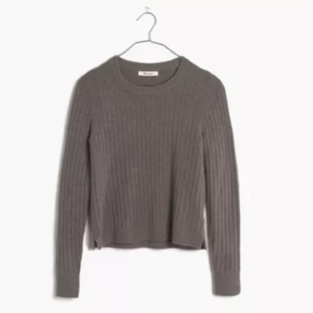 Madewell bookend pullover sweater